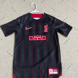 Nike Liverpool x LeBron James collab jersey